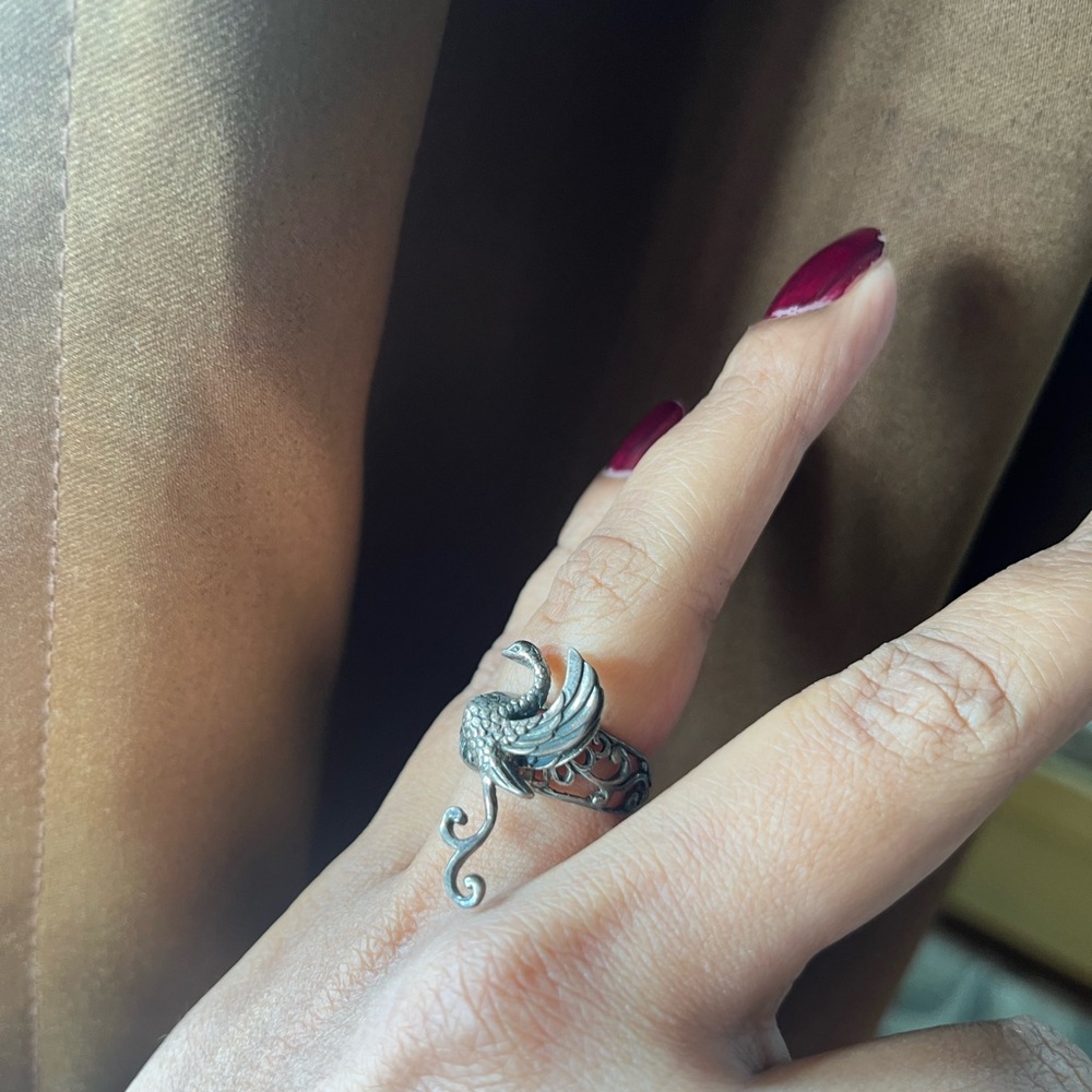 Sterling Silver Dragon Ring - image 4